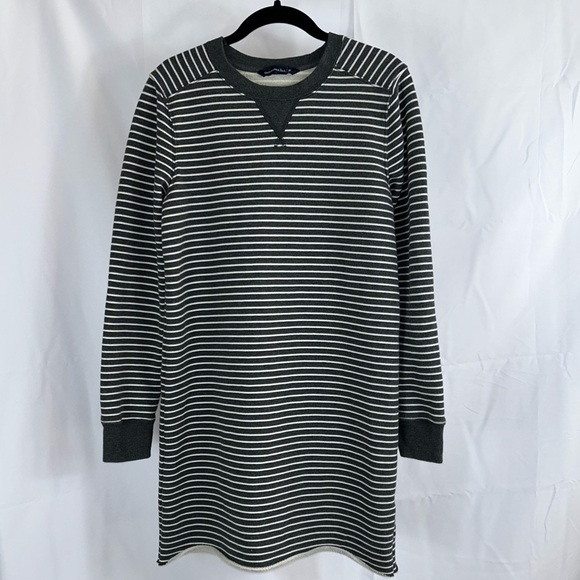 Abercrombie & Fitch Dress Sweater Sweatshirt Terry Cloth Striped Long Sleeve - Picture 6 of 13
